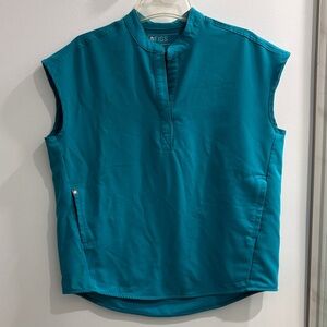 FIGS Teal Rafaela Oversized Scrub Top™